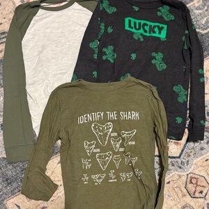 Cat & Jack long sleeved T set of 3, size 8/10